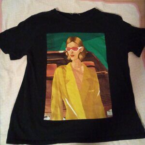 vintage zara swaggy tee🐇